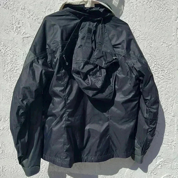 Columbia, hooded, bomber style jacket, charcoal, gray - Picture 4 of 5